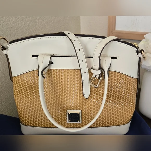 DOONEY AND BOURKE Beacon Woven Domed Satchel NWOT - Picture 7 of 10